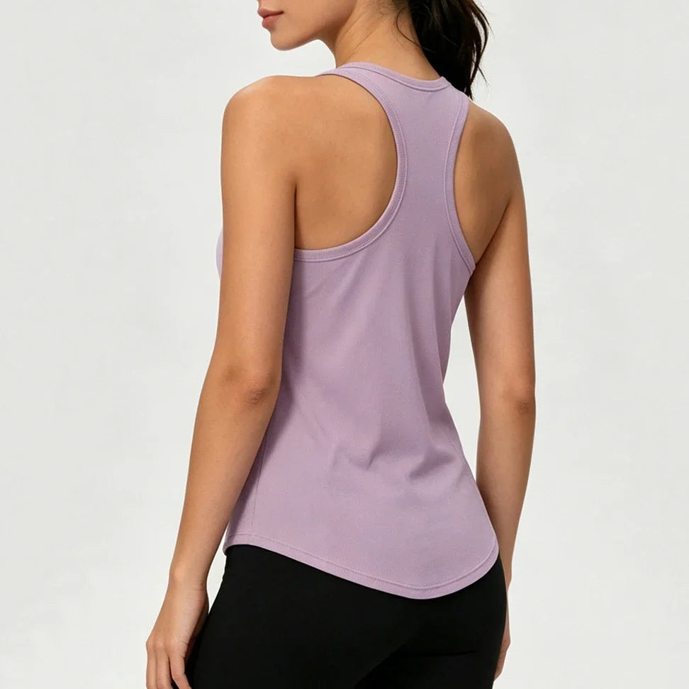 Gilet de yoga d'été pour femmes, frais et très élastique