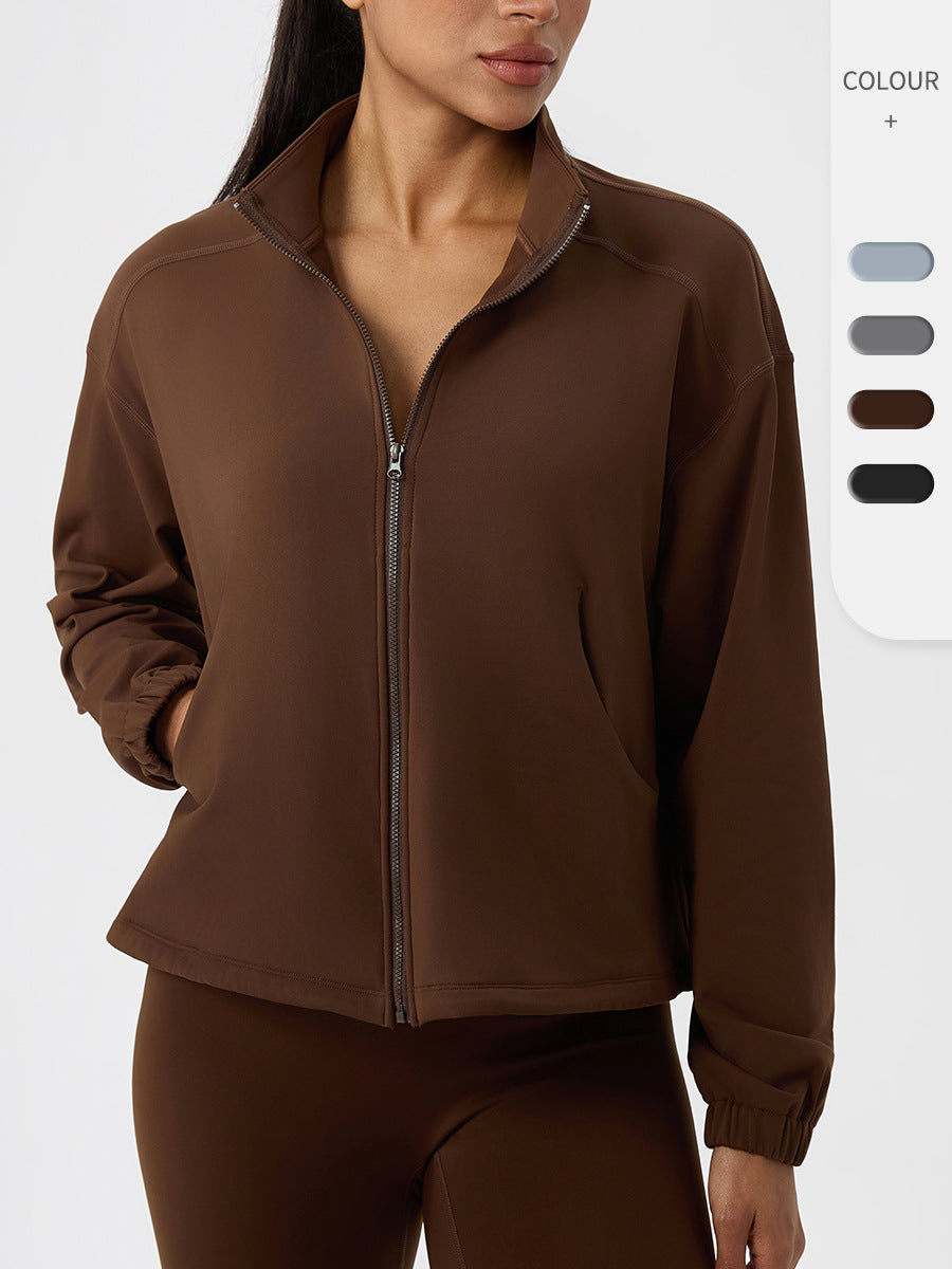 Veste de course et de fitness d'extérieur pour femmes
