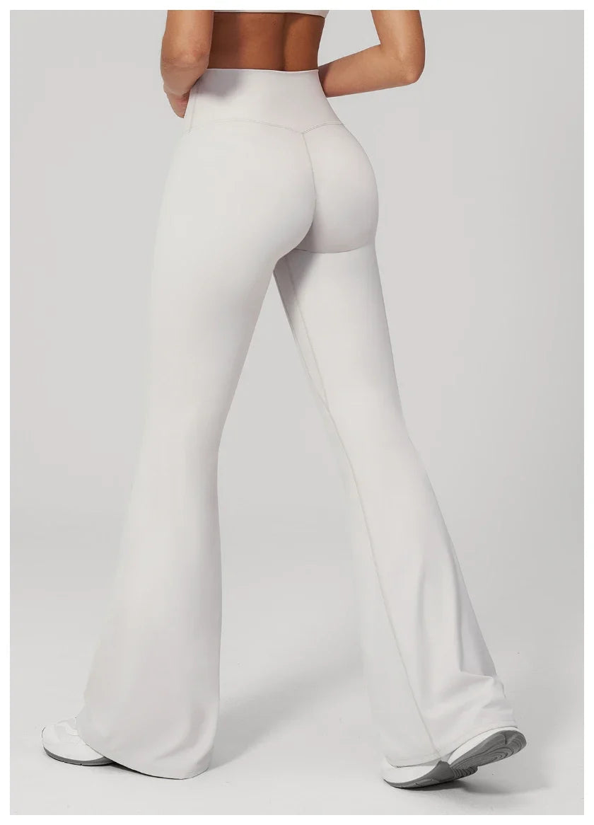 Pantalon de yoga évasé doux pour femme