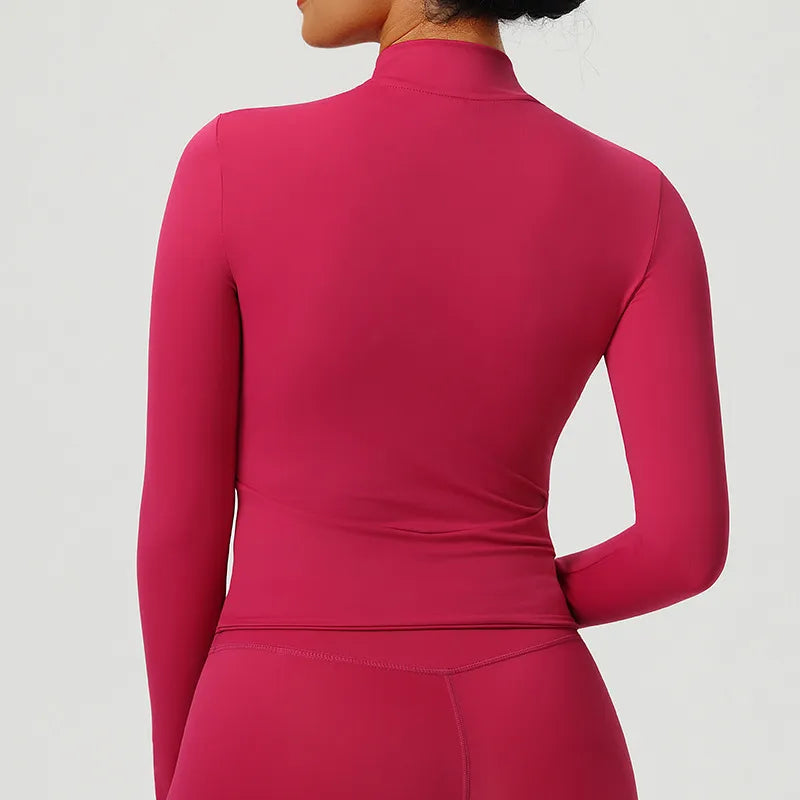 Veste de yoga à séchage rapide pour femmes