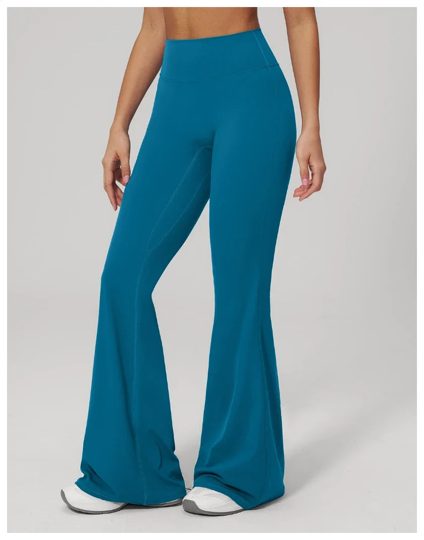 Pantalon de yoga évasé doux pour femme