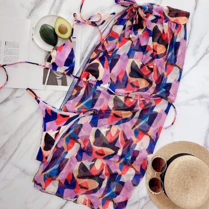 Bikini sexy imprimé pour femme