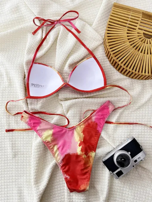 Maillot de bain deux pièces « Nuage de feu »