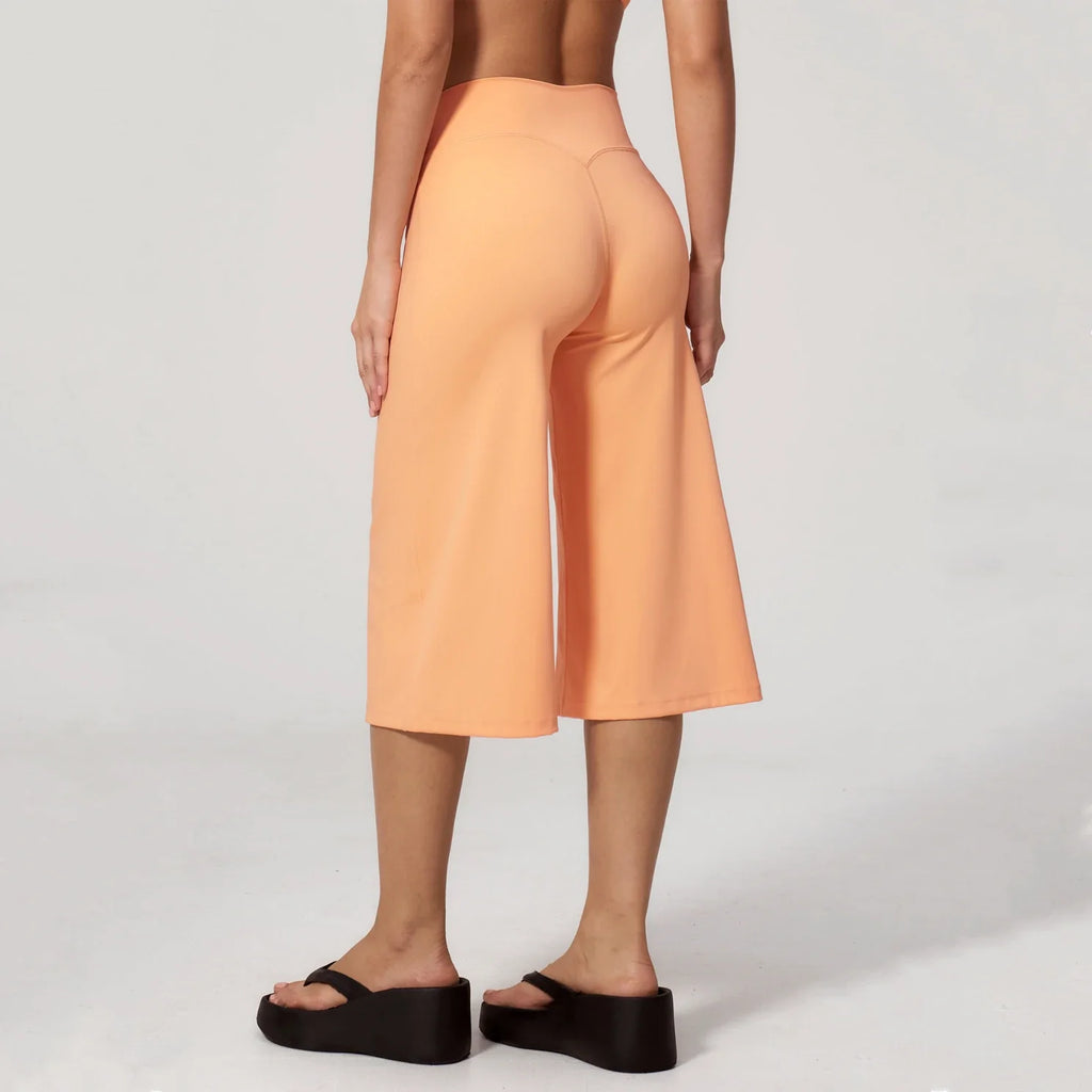 Capri de yoga taille haute d'été pour femme