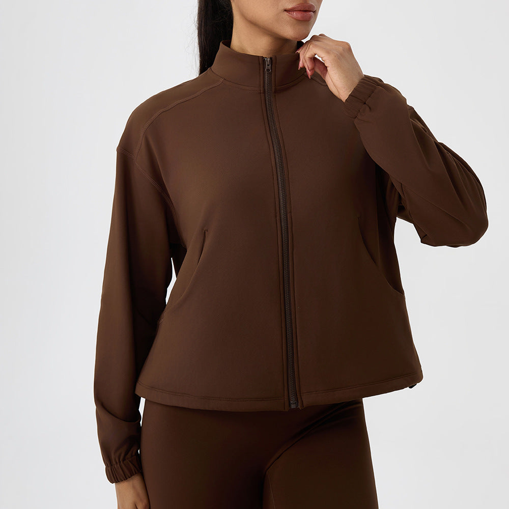 Veste de course et de fitness d'extérieur pour femmes