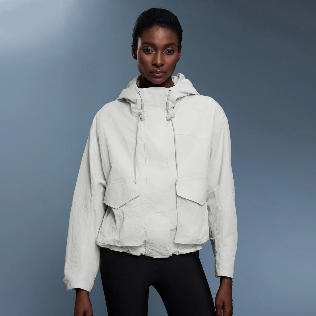 Veste à capuche imperméable pour femme