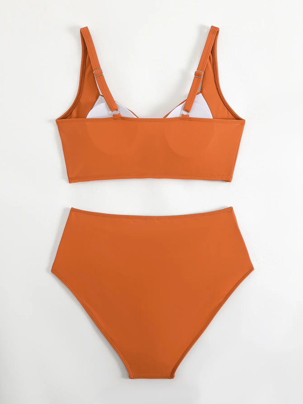 Maillot de bain à devant plissé torsadé et froncé