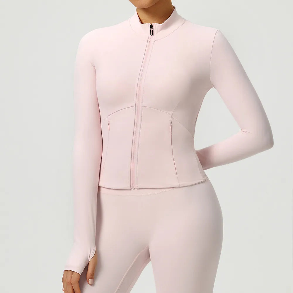 Veste de yoga à séchage rapide pour femmes