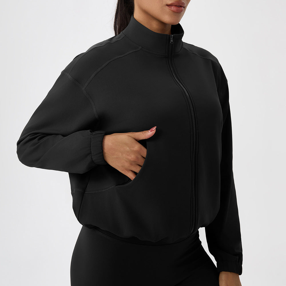 Veste de course et de fitness d'extérieur pour femmes