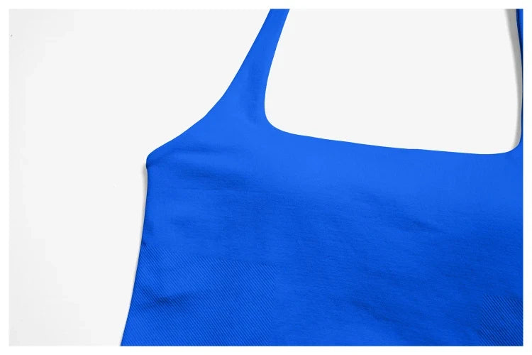 Nouveau débardeur de yoga dos nu sans coutures