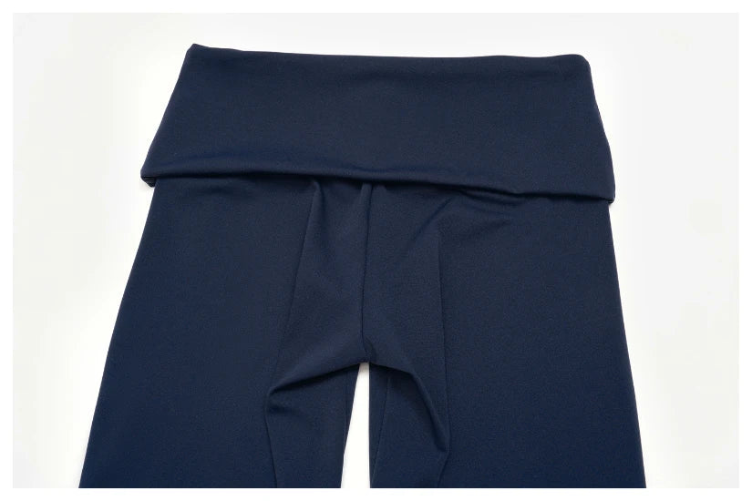 Capri pliant color-block ceinturé pour femme