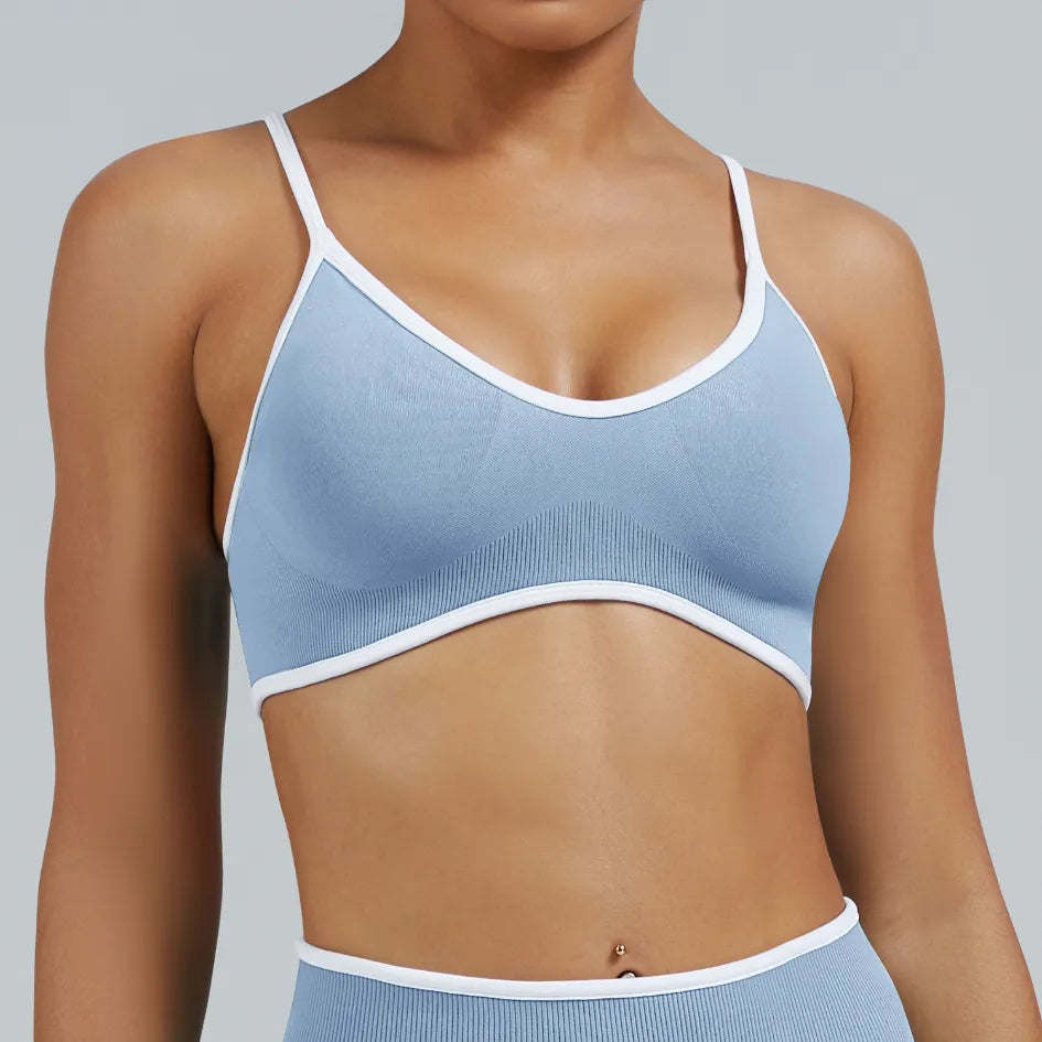 Vêtement d'extérieur sans coutures, brassière de course et de fitness