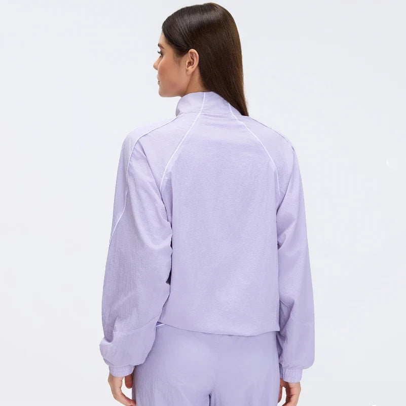 Veste coupe-vent ample et décontractée pour femme