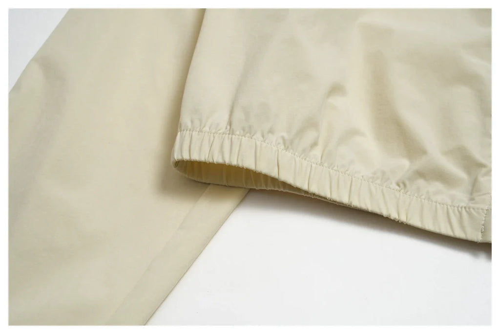 Veste de yoga légère côtelée à col montant indice UPF 50+