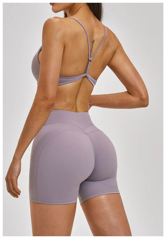 Soutien-gorge de sport de yoga dos en Y pour femmes