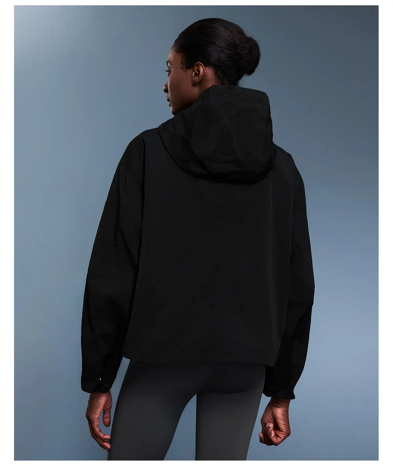 Veste à capuche imperméable pour femme