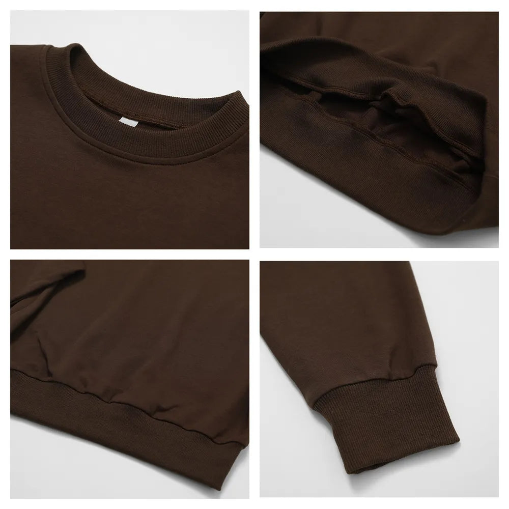 Pull décontracté à col rond
