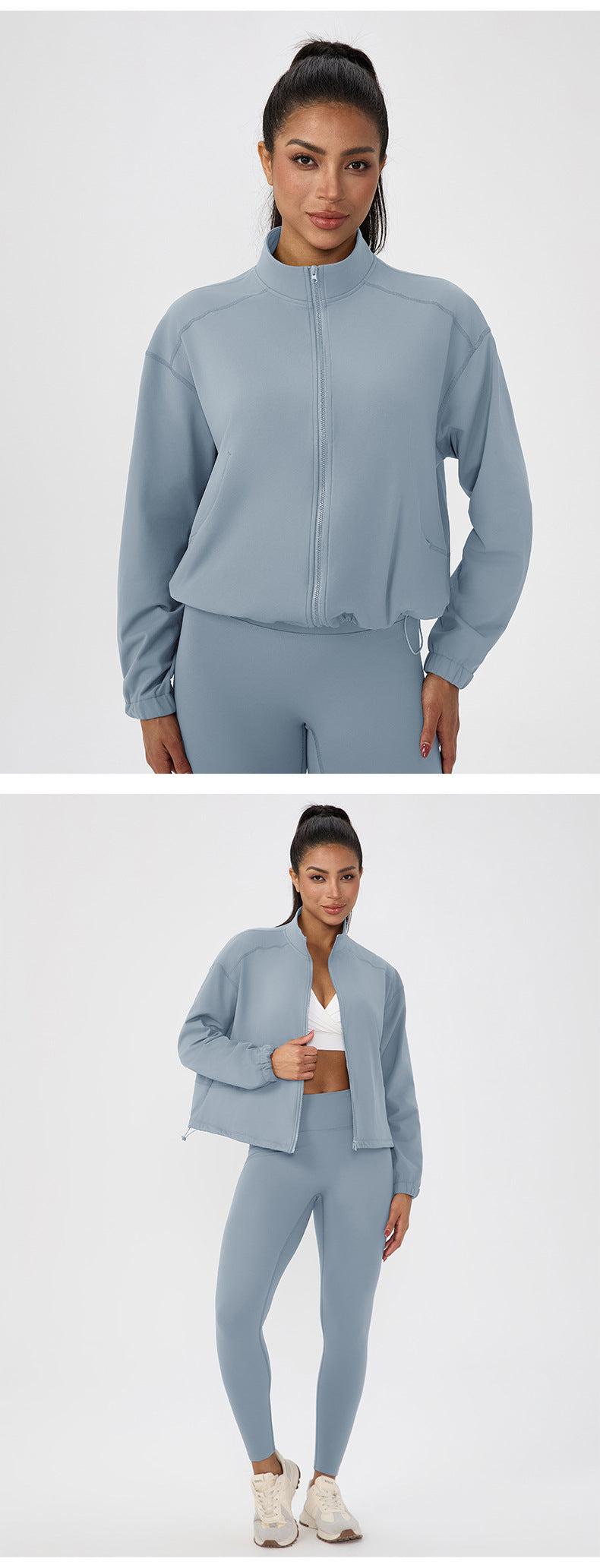 Veste de course et de fitness d'extérieur pour femmes