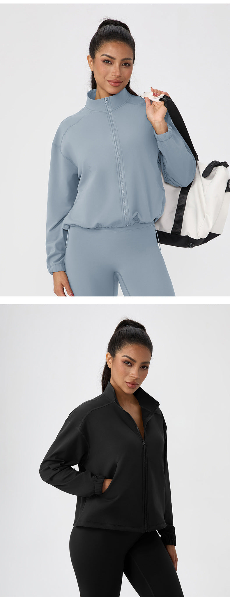 Veste de course et de fitness d'extérieur pour femmes