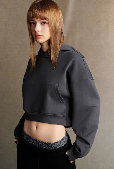 Sweat à capuche pour femme avec grande poche