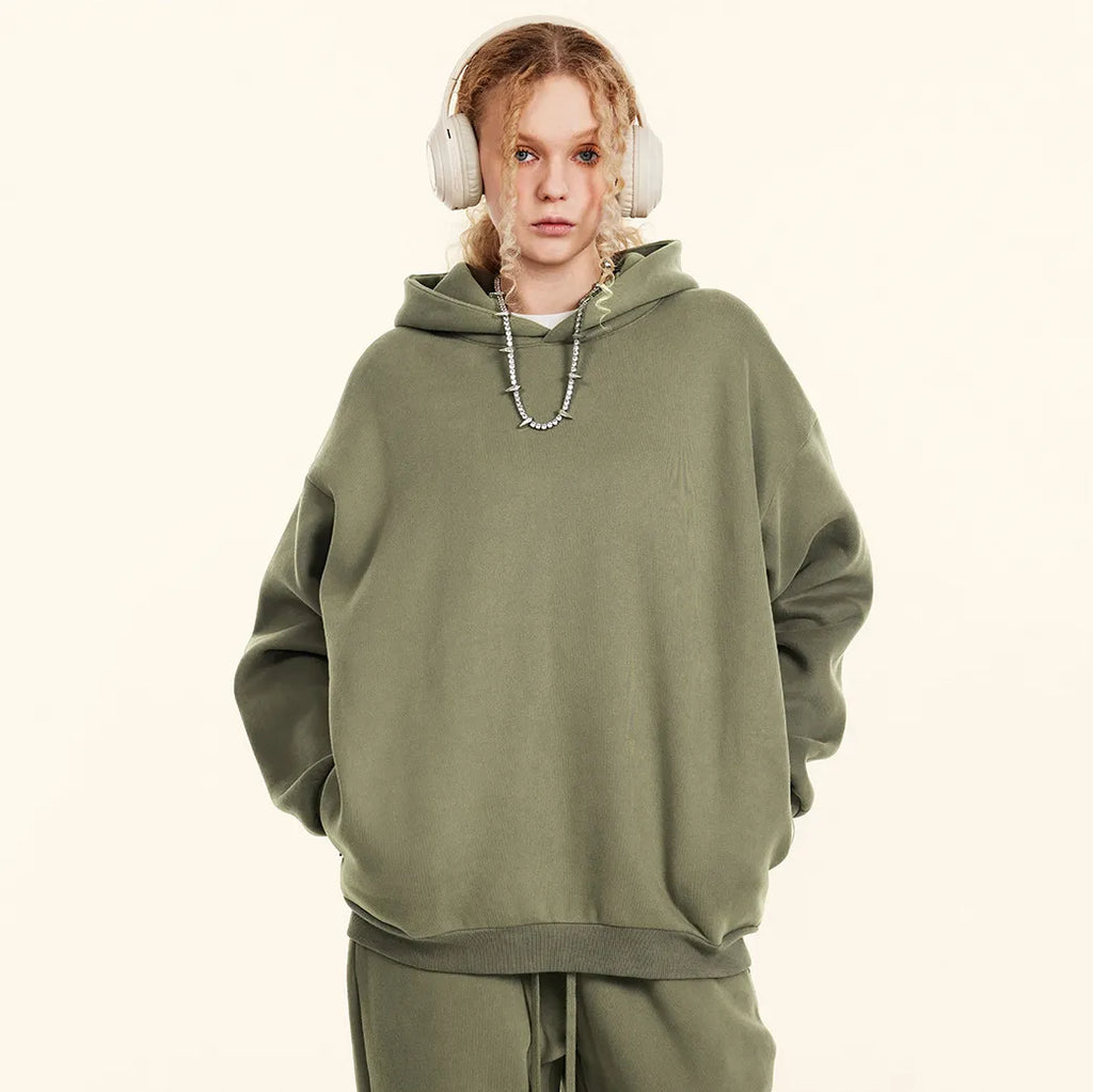 Sweat-shirt unisexe doublé polaire