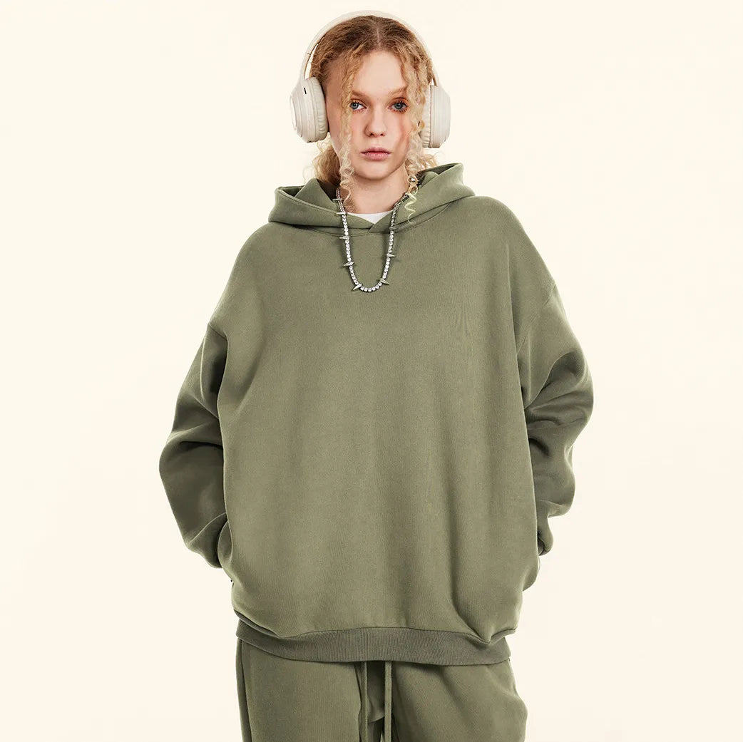 Sweat-shirt unisexe doublé polaire