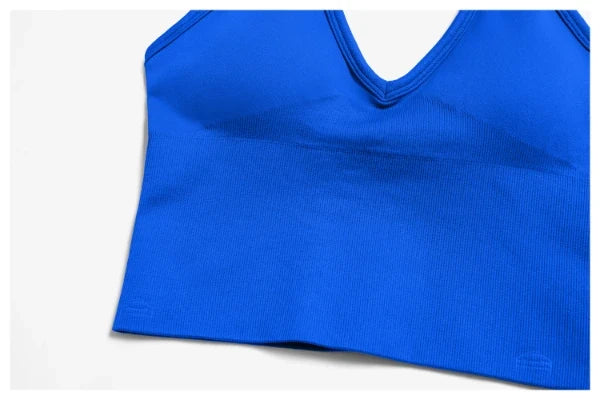 Gilet de yoga sans coutures antichoc pour femme