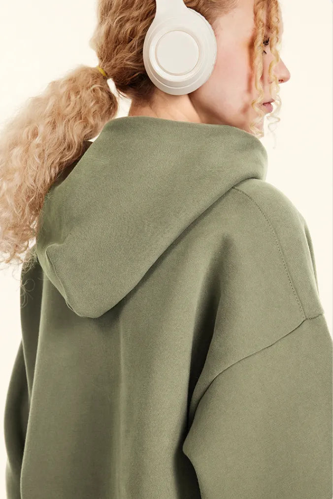 Sweat-shirt unisexe doublé polaire