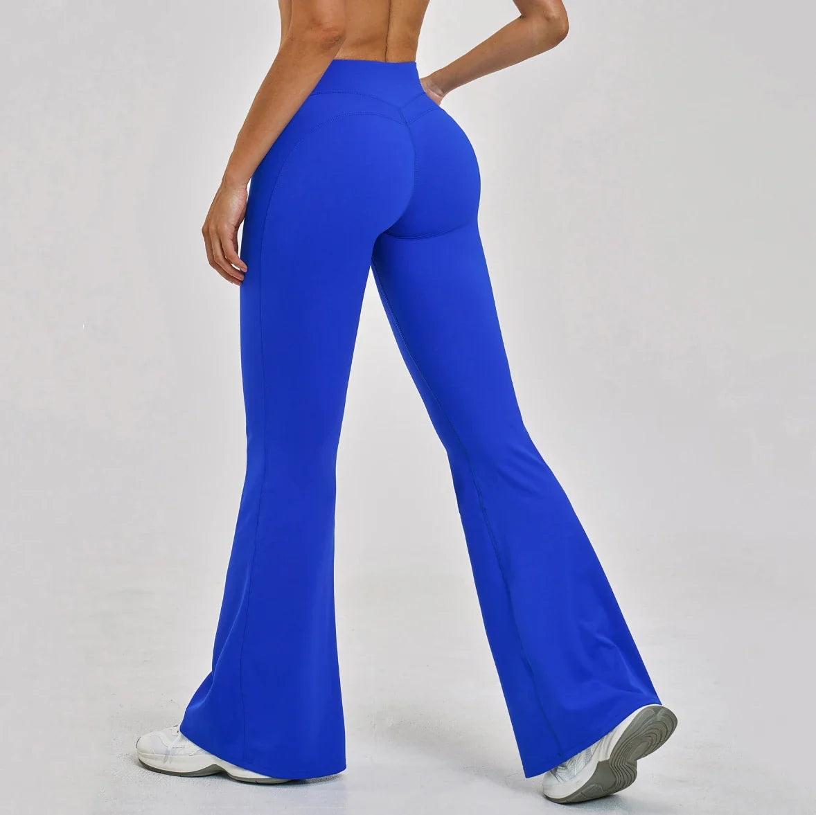 Pantalon de yoga évasé taille haute sculptant pour femme