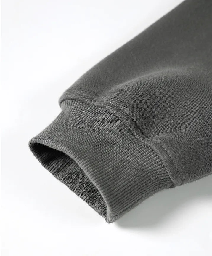 Sweat-shirt à capuche uni pour homme avec cache-œil