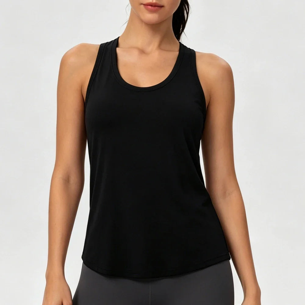 Gilet de yoga d'été pour femmes, frais et très élastique