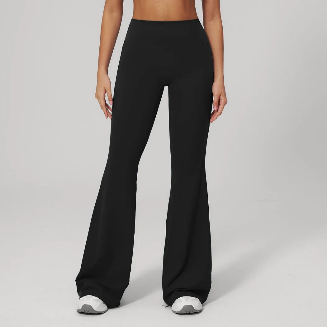 Pantalon de yoga évasé doux pour femme