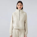 Sweat-shirt de sport épais demi-zippé
