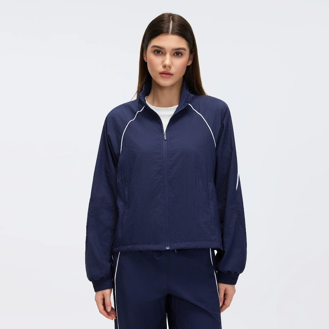 Veste coupe-vent ample et décontractée pour femme