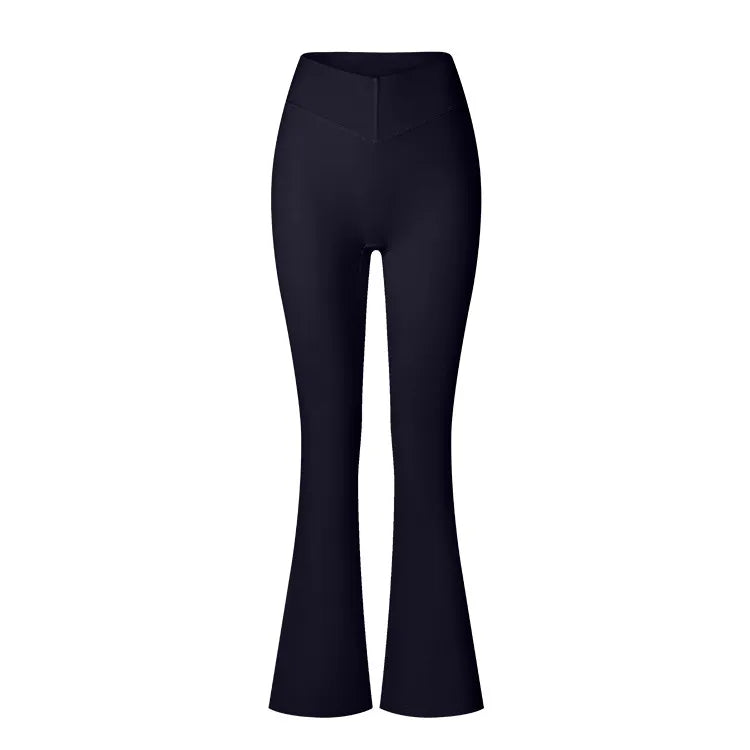 Pantalon patte d'éléphant taille haute