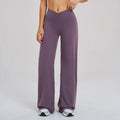 Pantalon de yoga ample à taille croisée pour femme