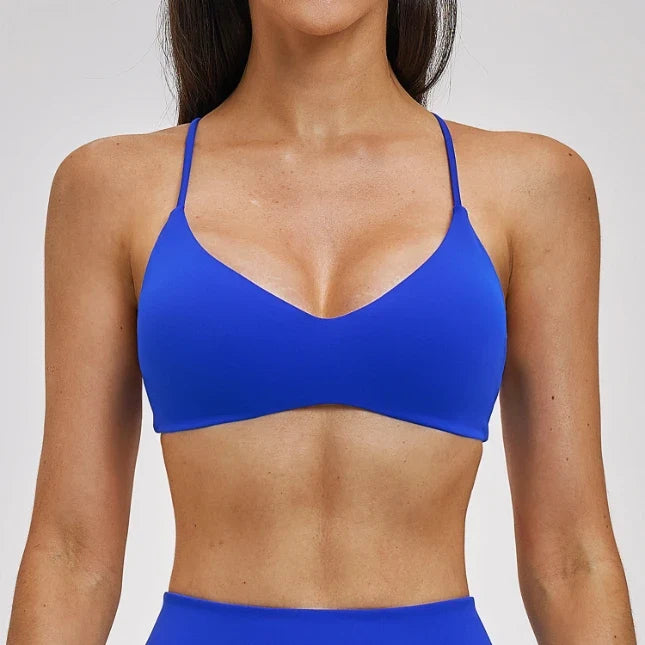 Soutien-gorge de sport de yoga dos en Y pour femmes