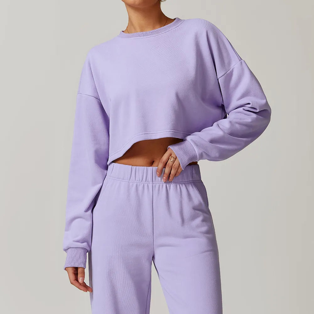 Sweat-shirt à dos ajouré