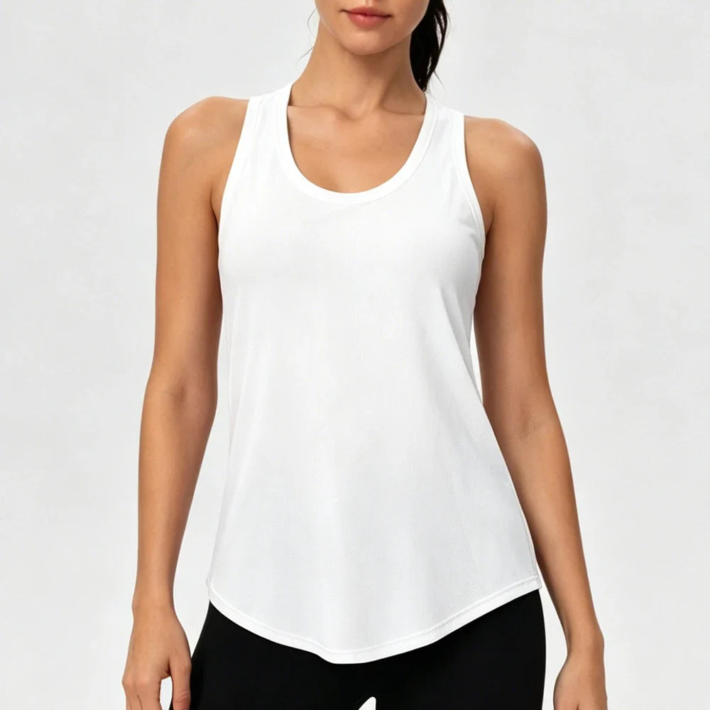 Gilet de yoga d'été pour femmes, frais et très élastique