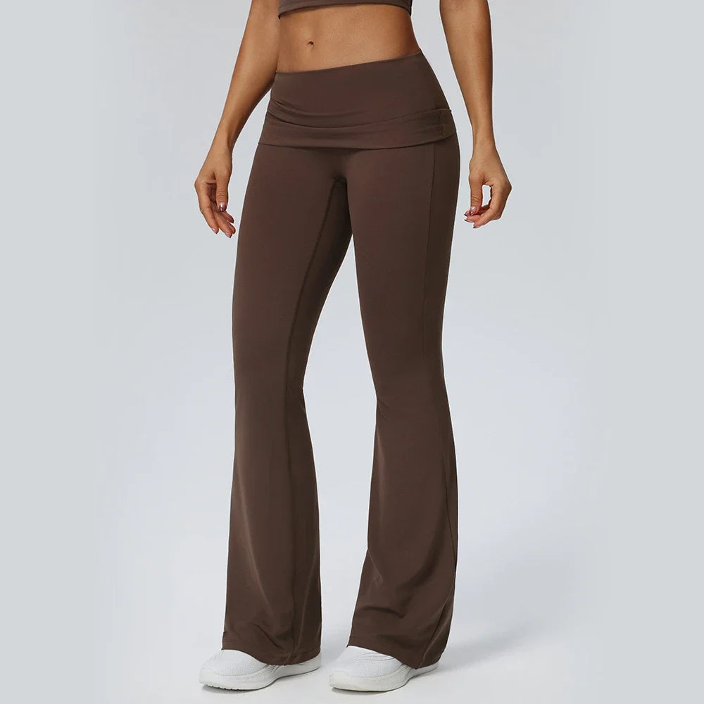 Pantalon de yoga évasé pour femmes