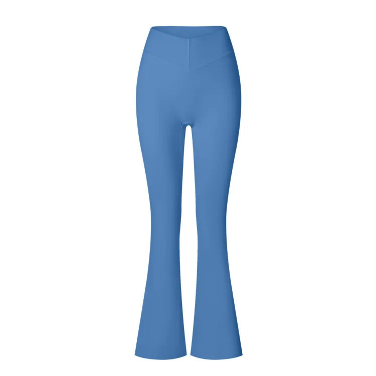 Pantalon patte d'éléphant taille haute