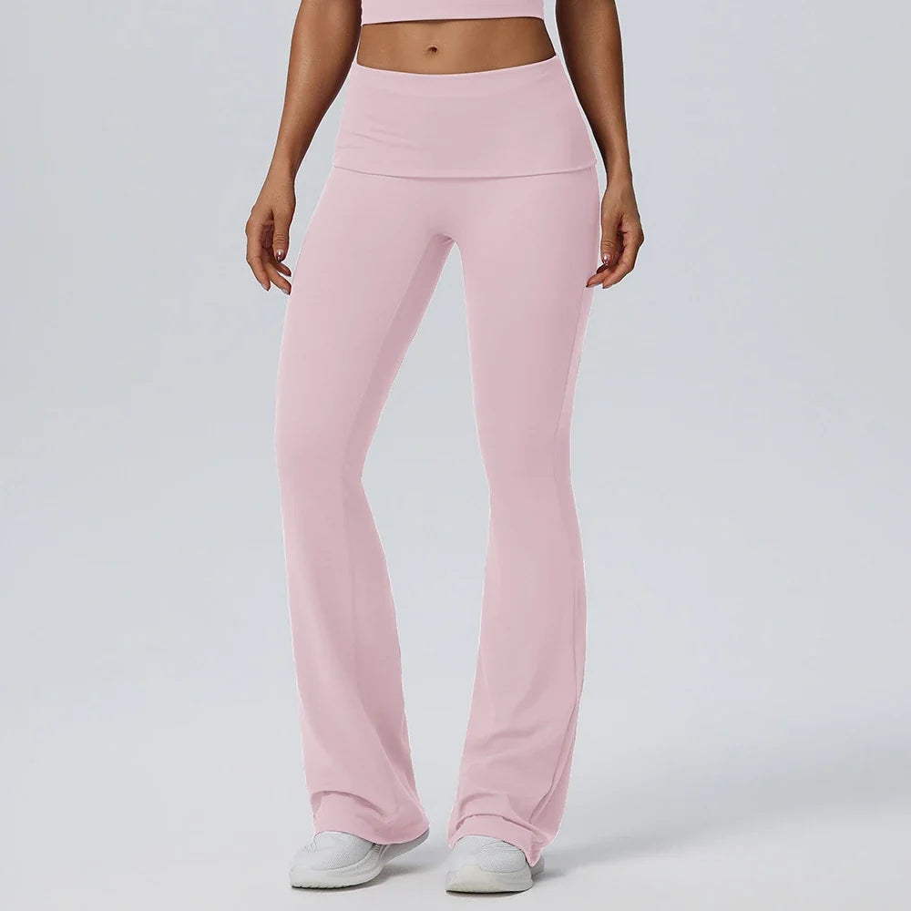 Pantalon de yoga évasé pour femmes