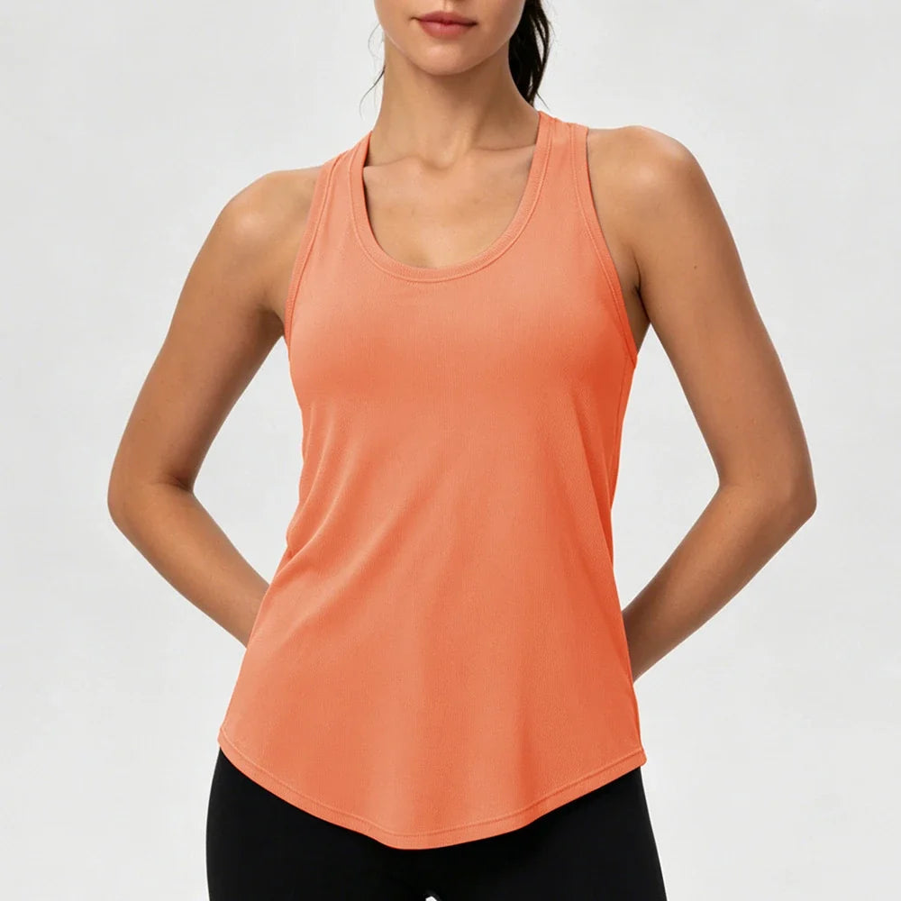 Gilet de yoga d'été pour femmes, frais et très élastique