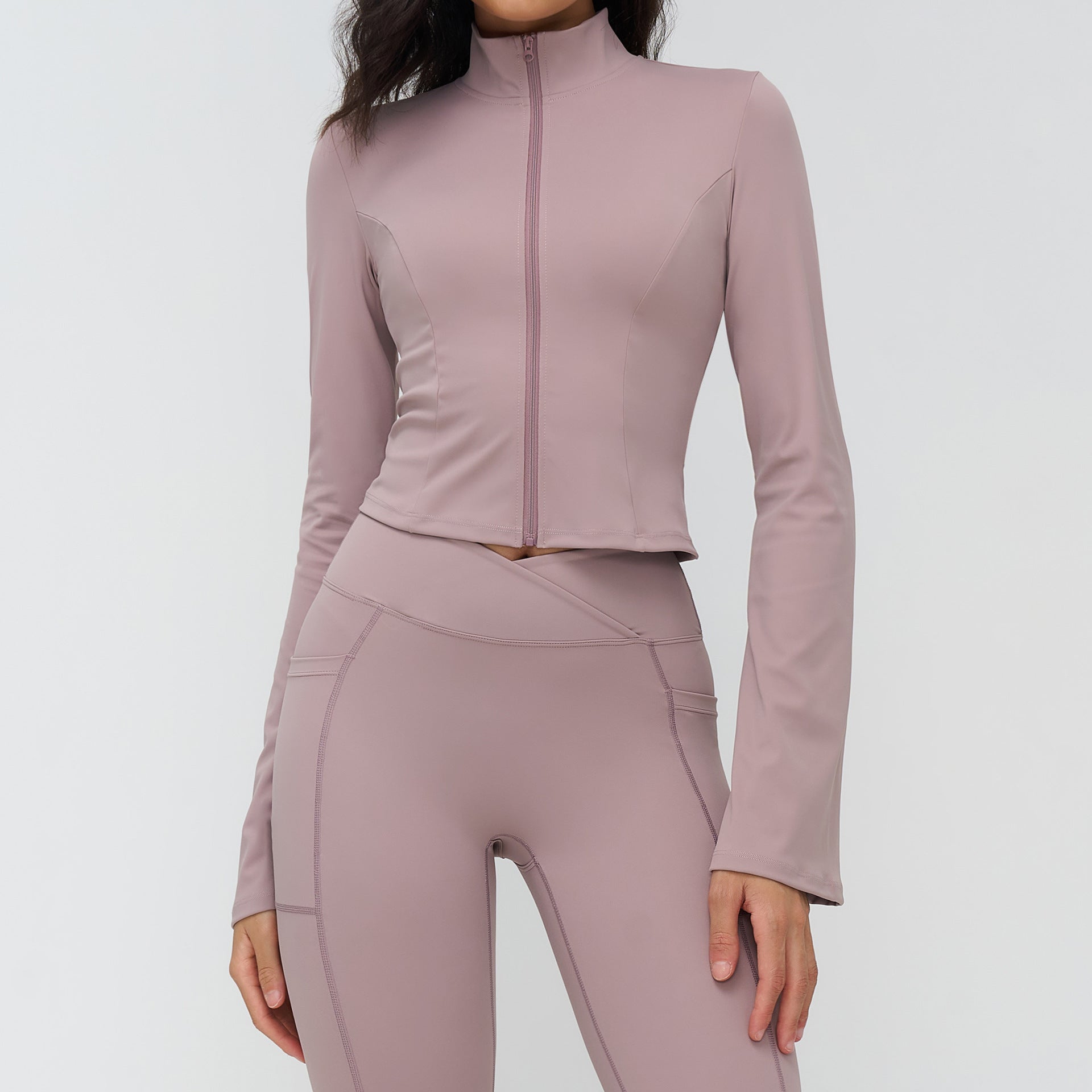 Veste élégante de yoga et de sport à manches cloche