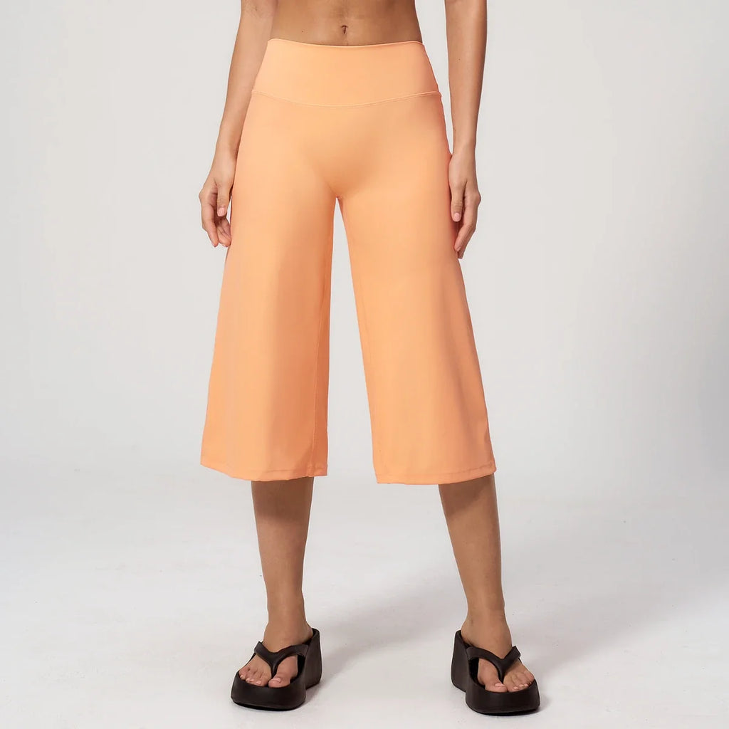 Capri de yoga taille haute d'été pour femme