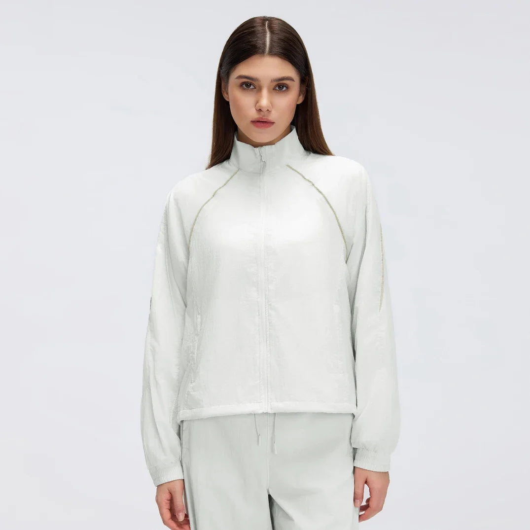 Veste coupe-vent ample et décontractée pour femme