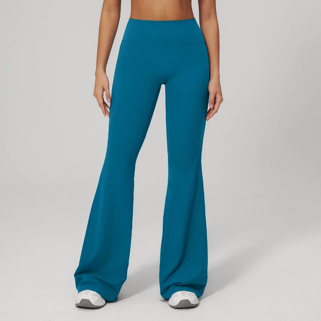 Pantalon de yoga évasé doux pour femme