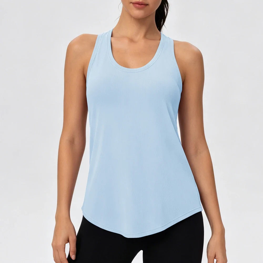 Gilet de yoga d'été pour femmes, frais et très élastique