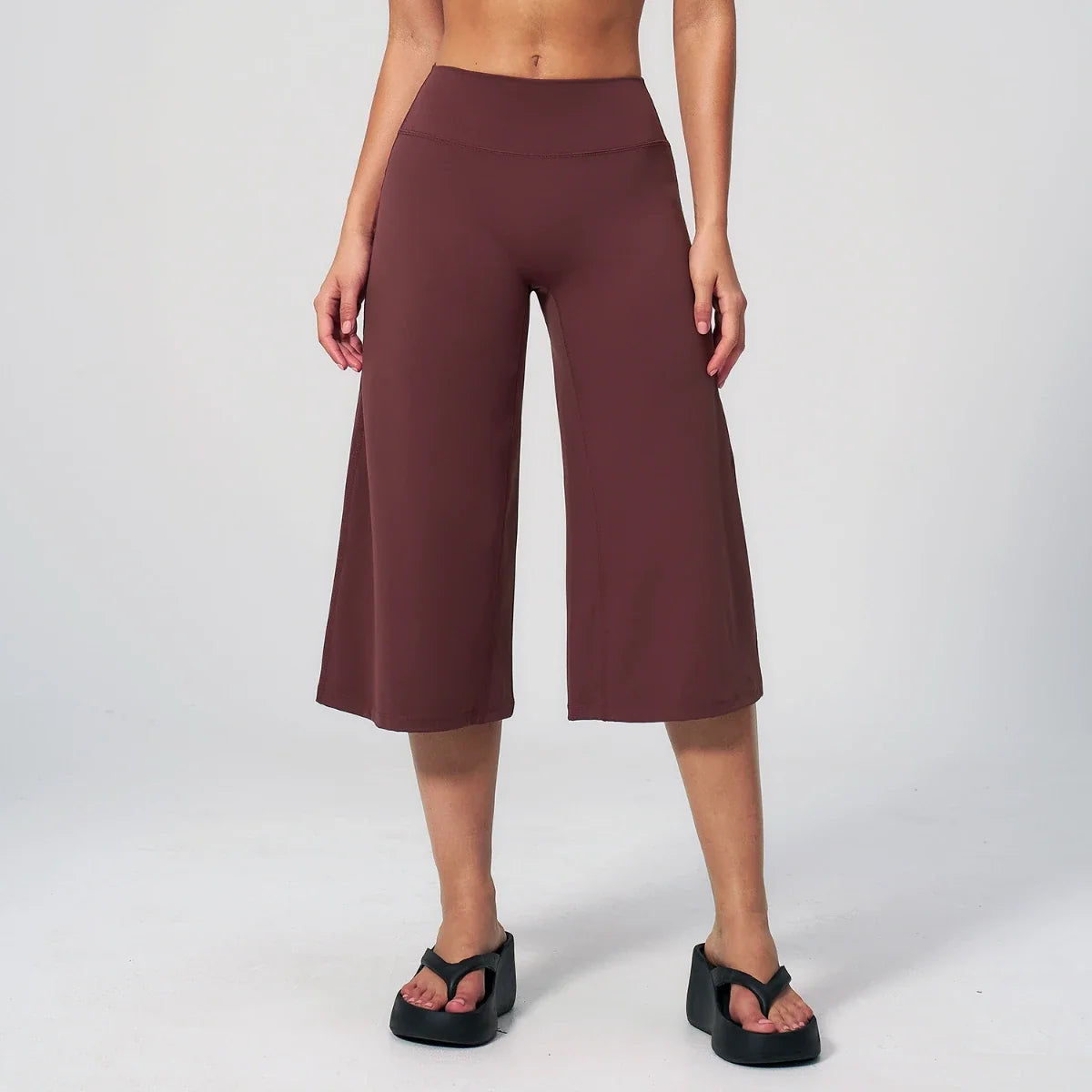 Capri de yoga taille haute d'été pour femme