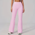 Pantalon de yoga évasé sans coutures, taille haute, contrôle du ventre et lifting des hanches